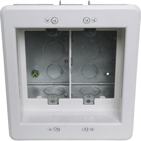 arlington tvbs505 2-gang steel recessed tv box|Arlington Industries TVBS505 2.